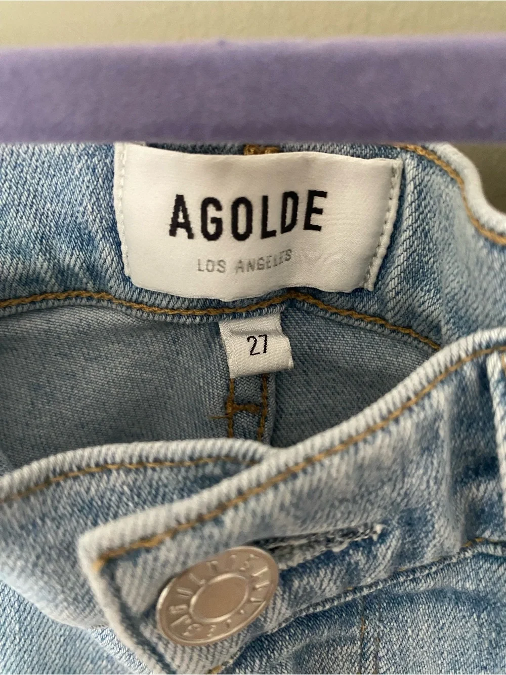 AGOLDE •LOT• 2 Pairs Sophie High Rise Skinny Jeans Denim Size 27